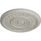 Ekena Millwork Marseille Ceiling Medallion (Fits Canopies up to 4 1/4"), 16 1/8"OD x 5/8"P, Pot of Cream CM16MAPCF - alternate 3